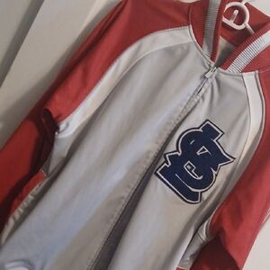 DC Red and White Logo Jacket